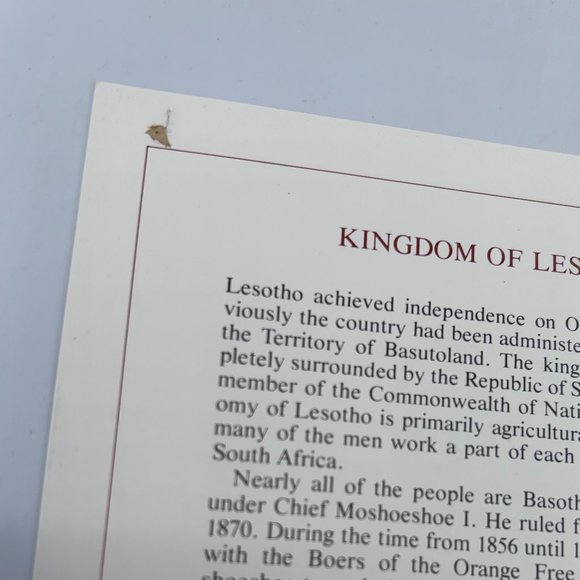 Franklin Mint Coin Sets of All Nations Collectible Kingdom of Lesotho VTG - Picture 12 of 13